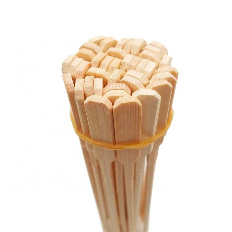 Biodegradable Bar Tools Food Picks Rocket Skewers Bamboo Paddle Skewers