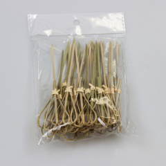 Biodegradable Disposable Bamboo Cutlery Fruit fork Mini stick for party