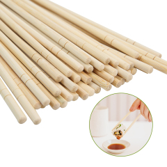 Factory Wholesale Custom Bulk Round Bamboo Chopsticks Disposable Chopsticks