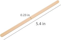 Bamboo Coffee Stirrers Individually Wrapped Disposable Beverage Stirrers Sticks Eco Friendly Biodegradable Round Stir Sticks