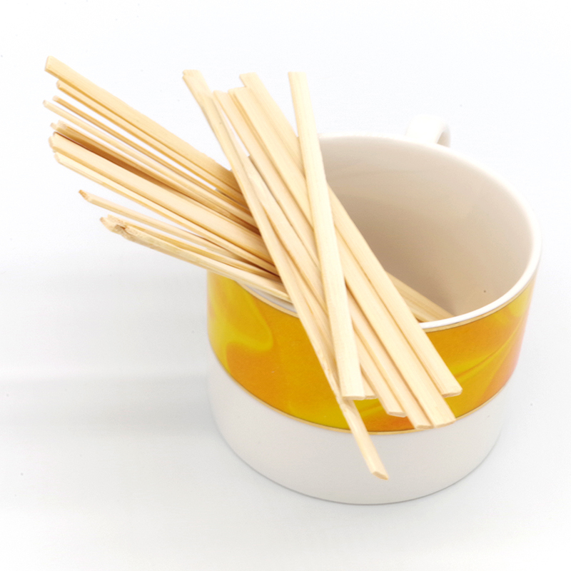 Eco friendly disposable bamboo stirrer