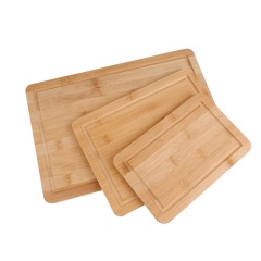 Custom Kitchen Heavy Duty Bamboo Cutting Boards With Juice Groove Handles
