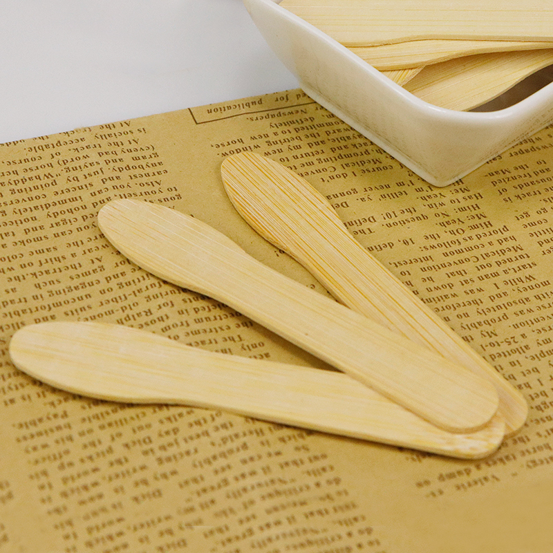 Bamboo Spoon For Tasting Ice- cream