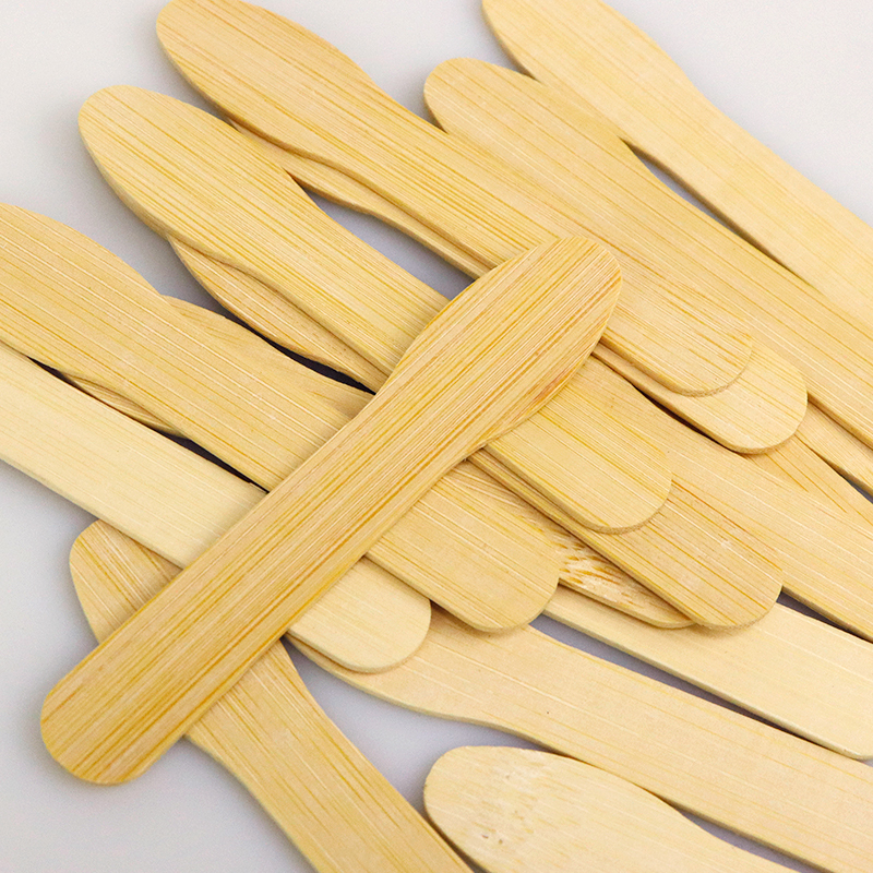 Bamboo Spoon For Tasting Ice- cream