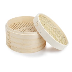 Eco-friendly food grade bamboo steamers reusable bamboo steamer