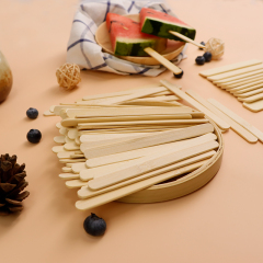 High quality wooden bamboo ice cream sticks