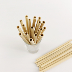 Top Seller Individually Biodegradable Bamboo Drinking Straws Disposable