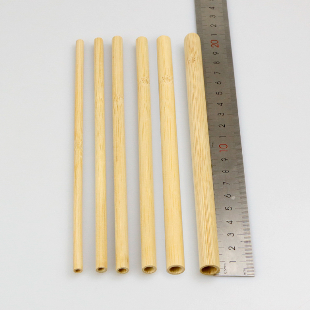 Top Seller Individually Biodegradable Bamboo Drinking Straws Disposable