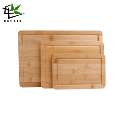Custom Kitchen Heavy Duty Bamboo Cutting Boards With Juice Groove Handles