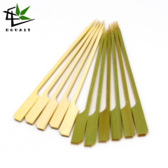 Wholesale green bamboo paddle skewer