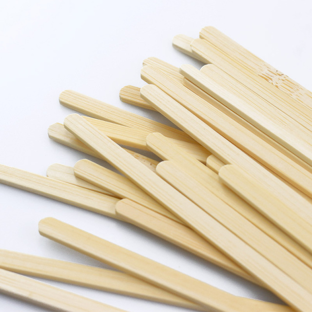 Bamboo Coffee Stirrers, Disposable Coffee Stir Sticks - Stir Sticks For Coffee Bar, Stir Sticks with Smooth End, Coffee Stirs for Coffee, Cocktail, Hot Drinks
