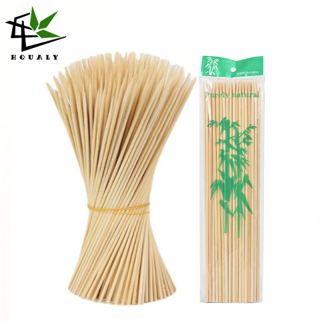 Wholesale Barbecue Grilling Tools BBQ Skewer Outdoor Customized Cheap Bamboo Sticks for Sale factory price