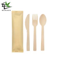 Biodegradable Disposable Eco Friendly Bamboo Fork Spoon Knife Bamboo Cutlery