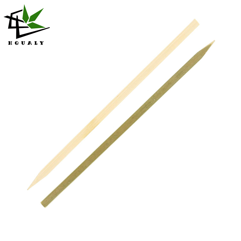 Royal Bamboo Flat Skewers for Grilling, Satay, and Skewered Vegetables