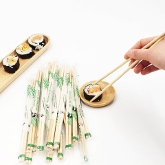 Factory Wholesale Custom Bulk Round Bamboo Chopsticks Disposable Chopsticks