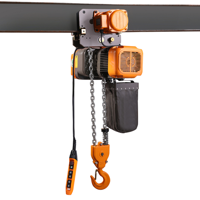 3T Double Chain Dual Speed Trolley Type Electric Chain Hoist EQ03-02YS