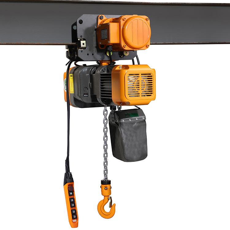 1T Single Chain Dual Speed Trolley Type Electric Chain Hoist EQ01-01YS