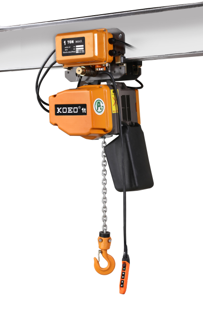 1t Single Chain Trolley Electric Chain Hoist EQV01-01Y