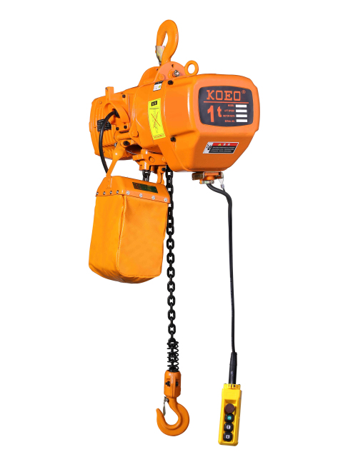 1T HHBB Series Hook Type Electric Chain Hoist 3 Phase
