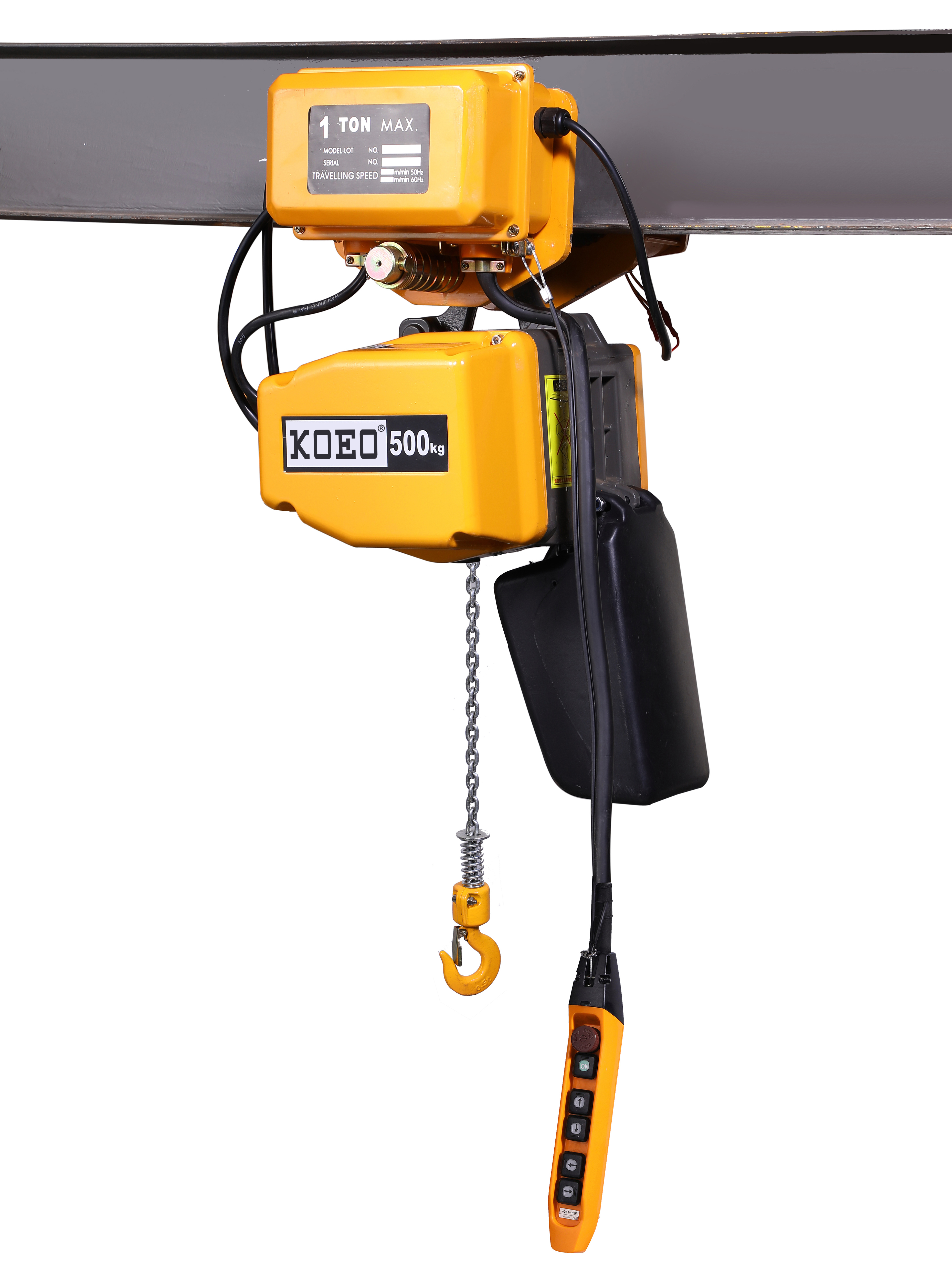 0.125-0.5T Trolley Type Electric Chain Hoist EQ Series