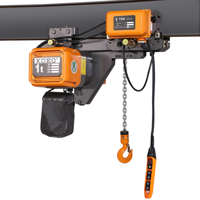 1-10T Ultra Low Headroom Type Electric Chain Hoist EQ series
