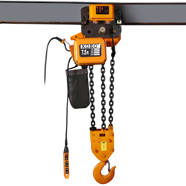 7.5T Three Chain Trolley Type Electric Chain Hoist EQ7.5-03Y