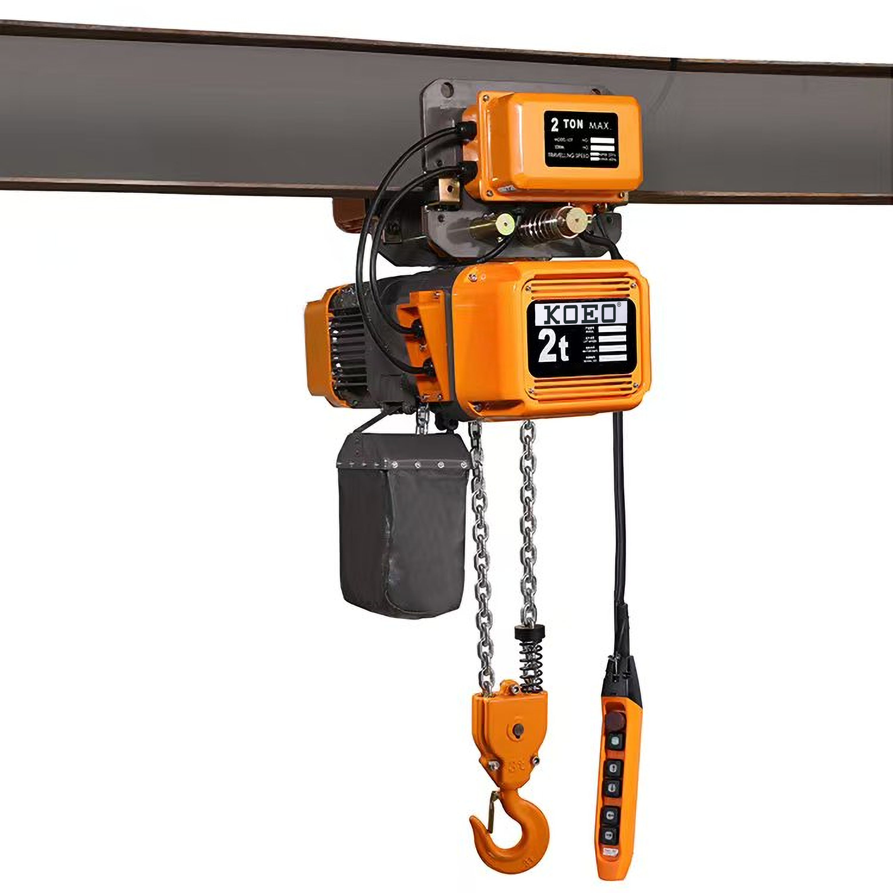 2T Single Chain Trolley Type Electric Chain Hoist EQ02-02Y