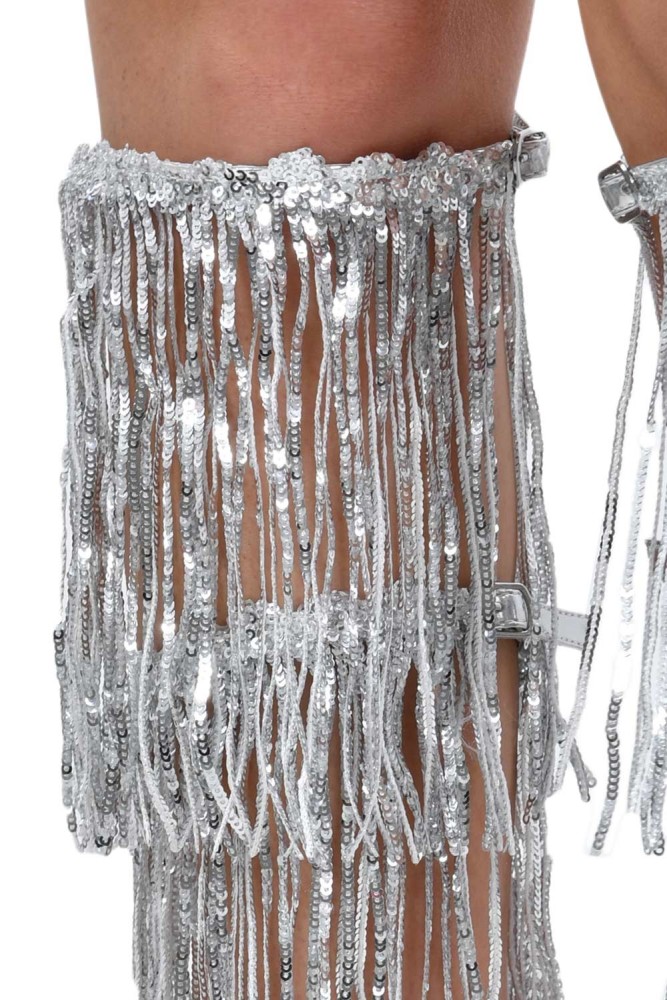 Sandales Plateformes à franges 14cm