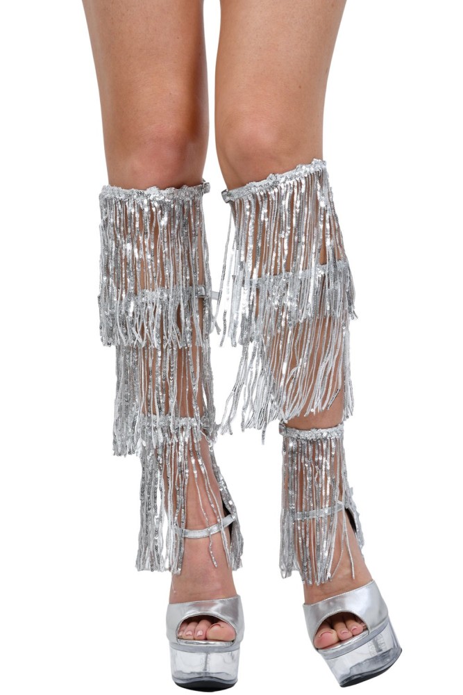 Sandales Plateformes à franges 14cm