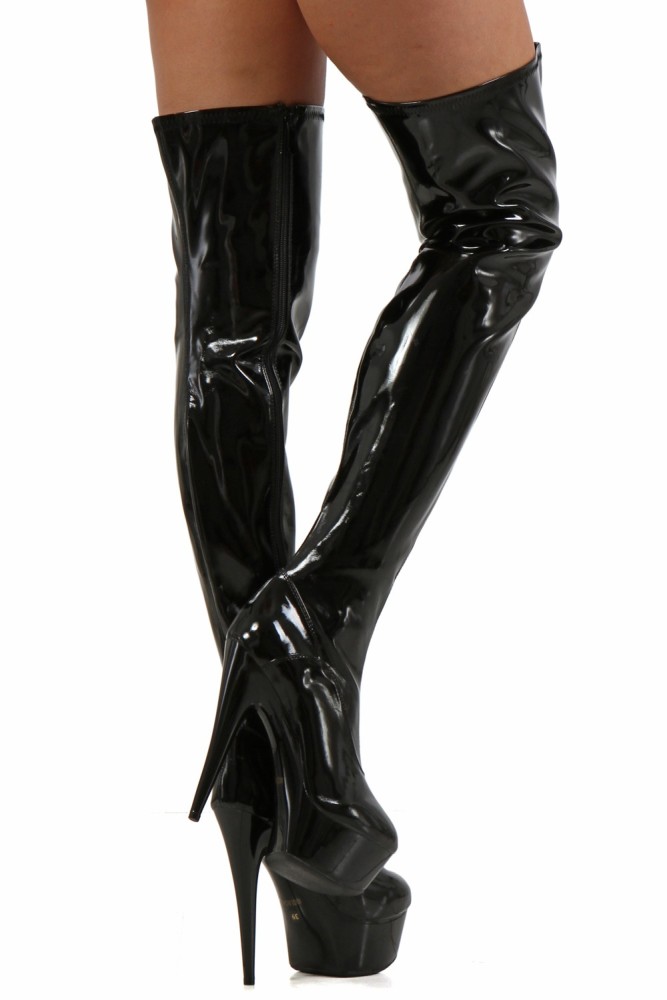 Cuissardes Vinyle plateforme