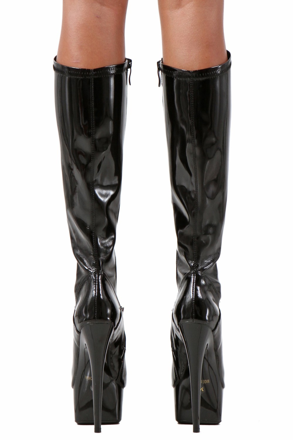 Bottes Vinyle plateforme