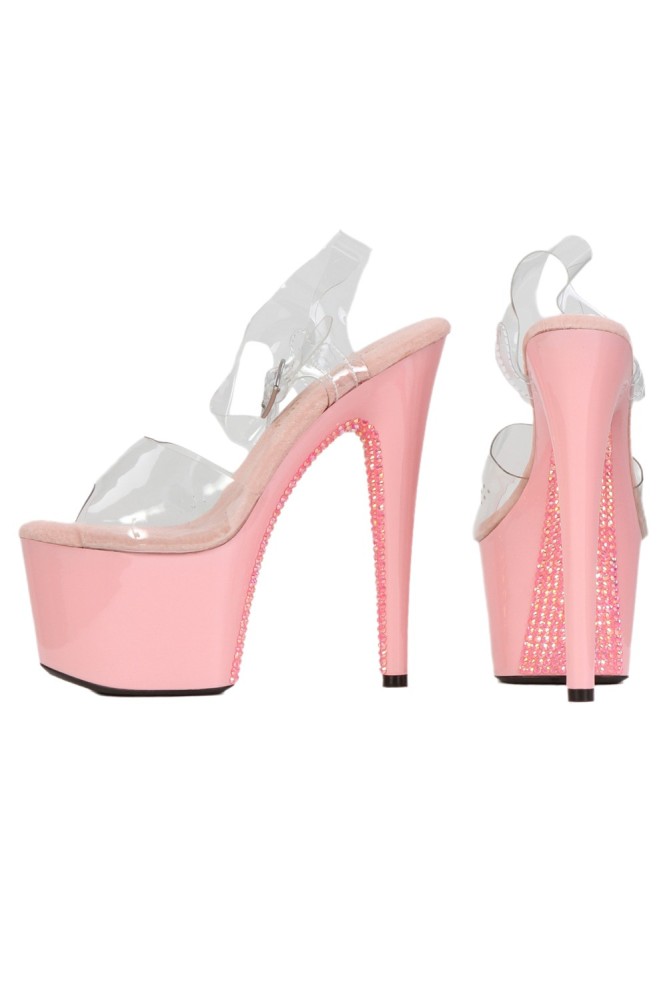 Sandales Plateforme Vinyle 15,5cm