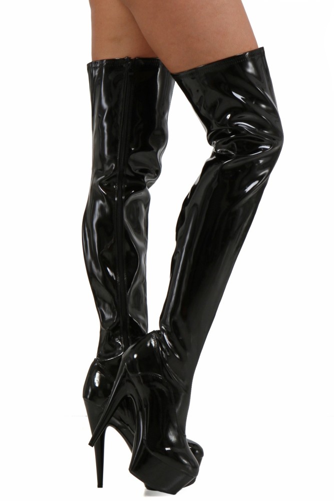 Cuissardes Vinyle plateforme