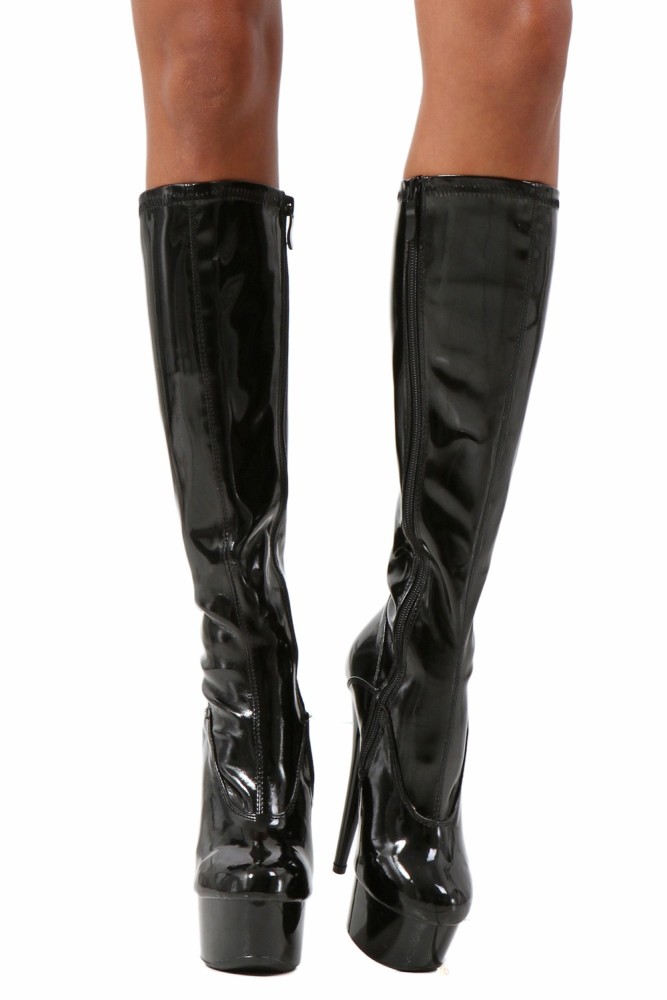 Bottes Vinyle plateforme