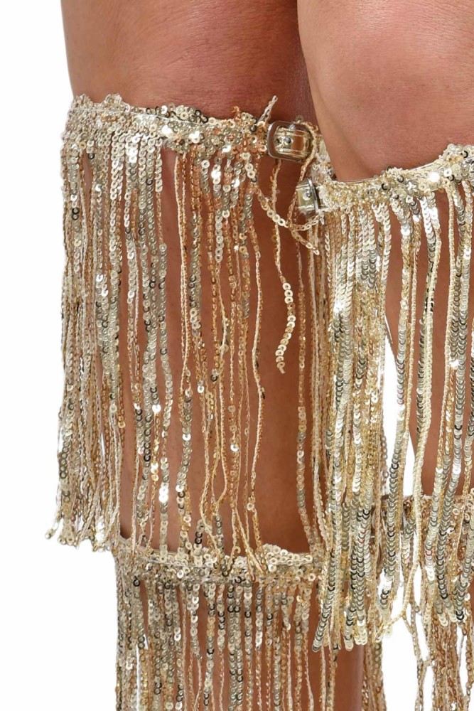 Sandales Plateformes à franges 14cm