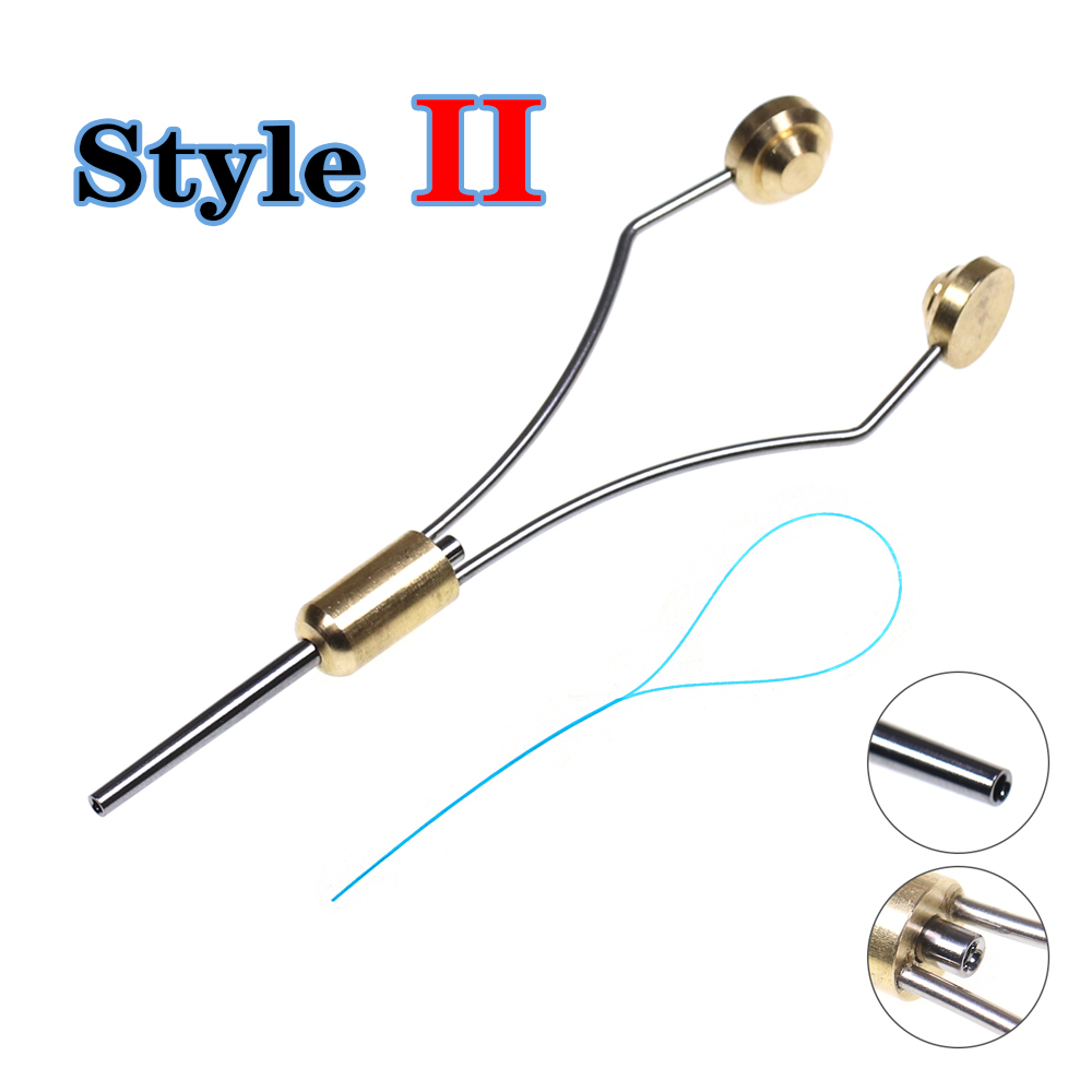 ICERIO Fly Tying Tools Bobbin Holders Tungsten Alloy Tube Fishing Fly Wire Thread Winding Tools