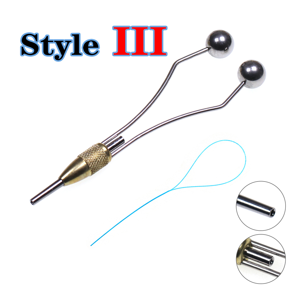 ICERIO Fly Tying Tools Bobbin Holders Tungsten Alloy Tube Fishing Fly Wire Thread Winding Tools
