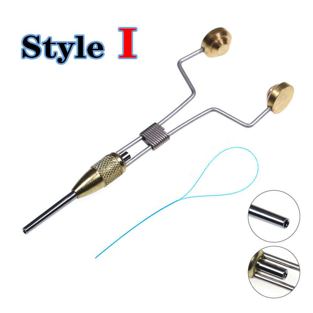 ICERIO Fly Tying Tools Bobbin Holders Tungsten Alloy Tube Fishing Fly Wire Thread Winding Tools