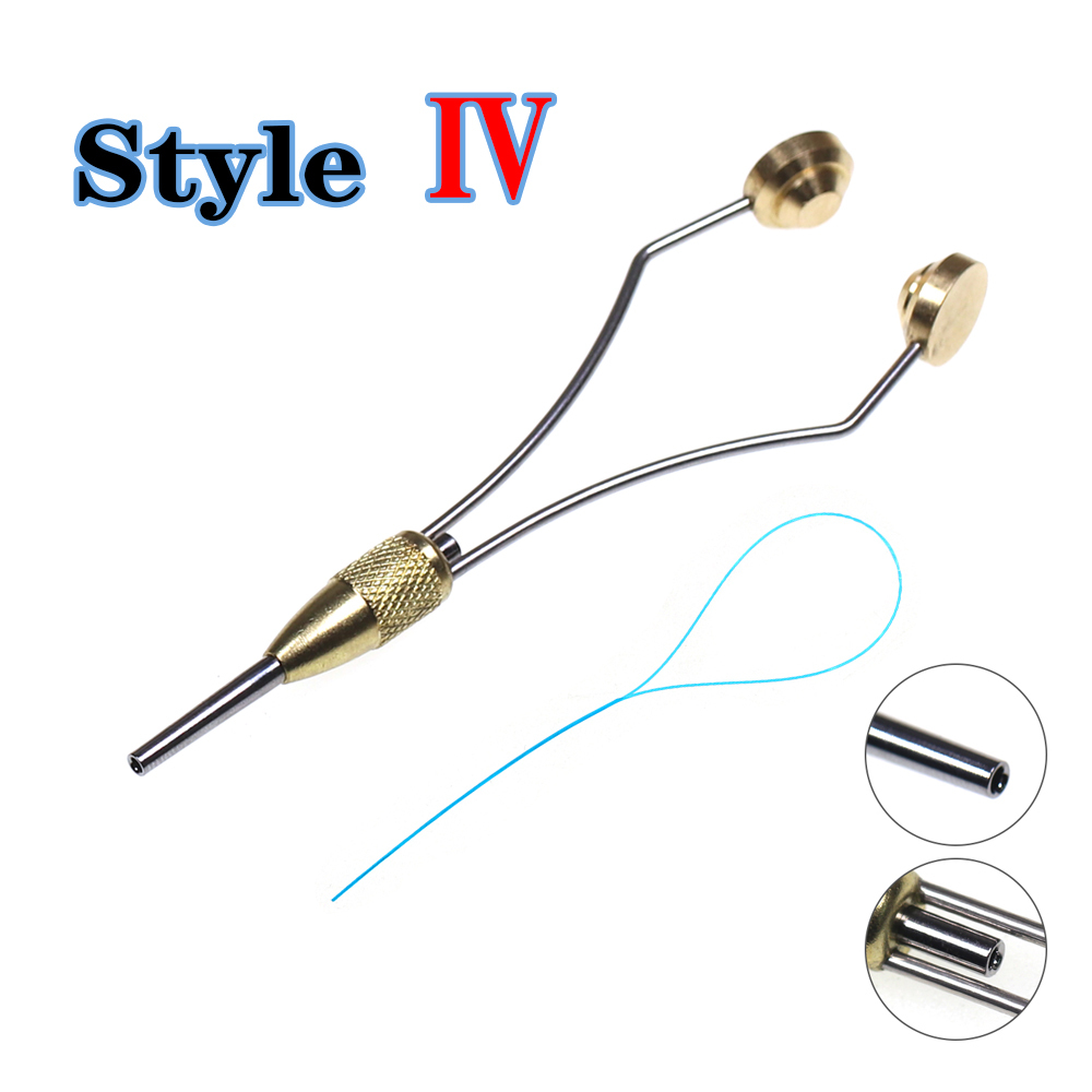 ICERIO Fly Tying Tools Bobbin Holders Tungsten Alloy Tube Fishing Fly Wire Thread Winding Tools