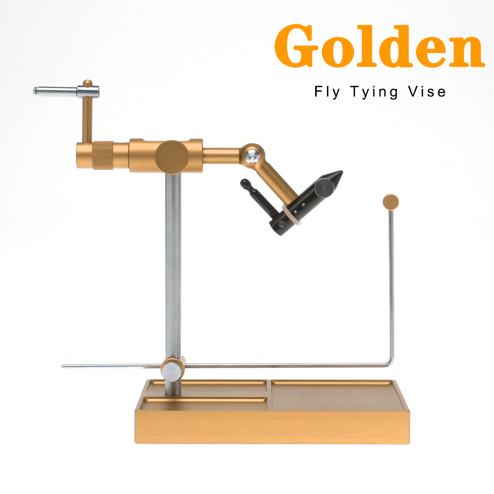 ICERIO 360° Rotary Fly Tying Vise with Base Solid Stable Artificial Fly Tying Devise Fly Making Tool Fishing Bait Making Tools for Fly Fishing