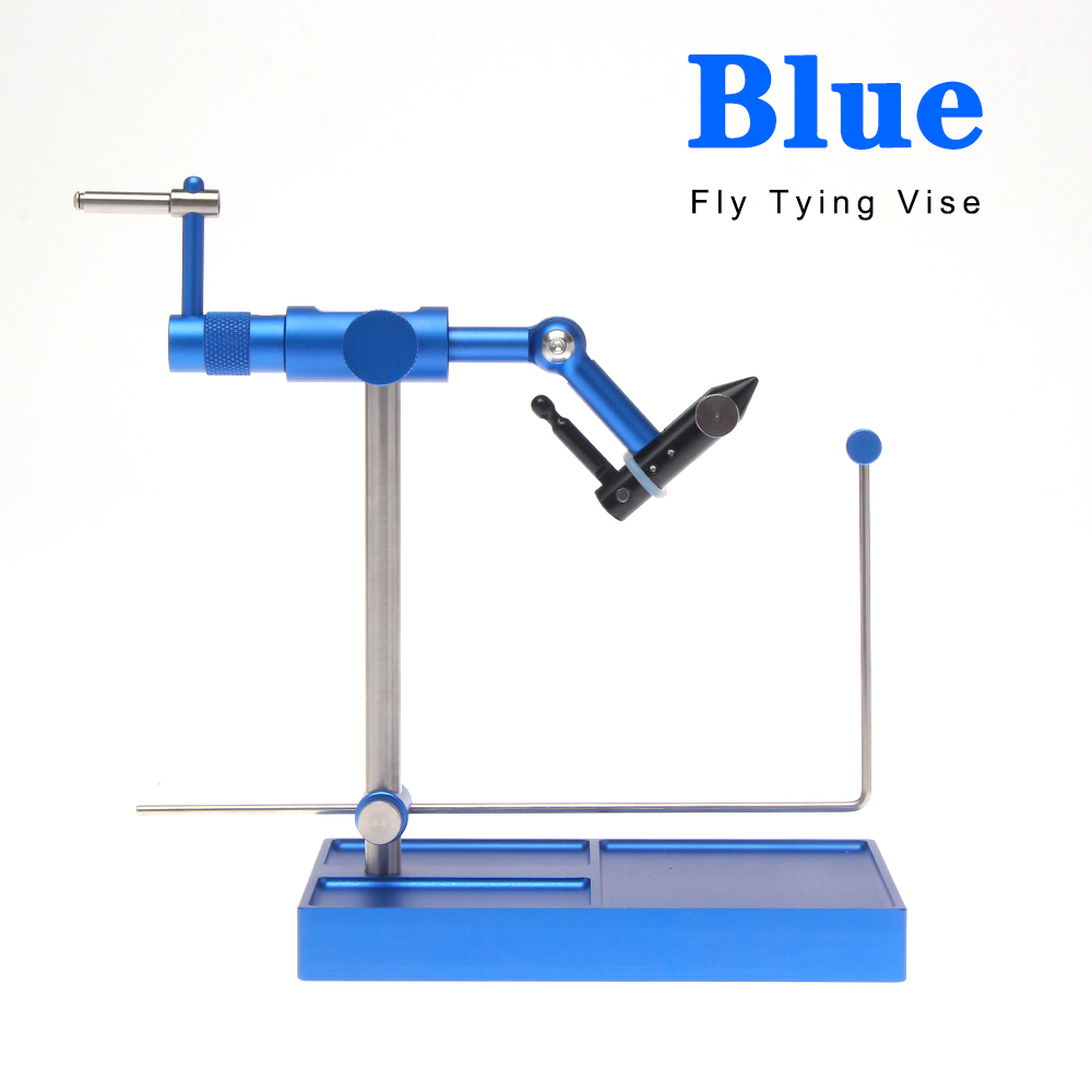 ICERIO 360° Rotary Fly Tying Vise with Base Solid Stable Artificial Fly Tying Devise Fly Making Tool Fishing Bait Making Tools for Fly Fishing