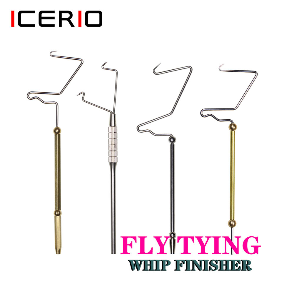 ICERIO Fly Tying Tools Hexagonal Brass Handle Thread Whip Finisher
