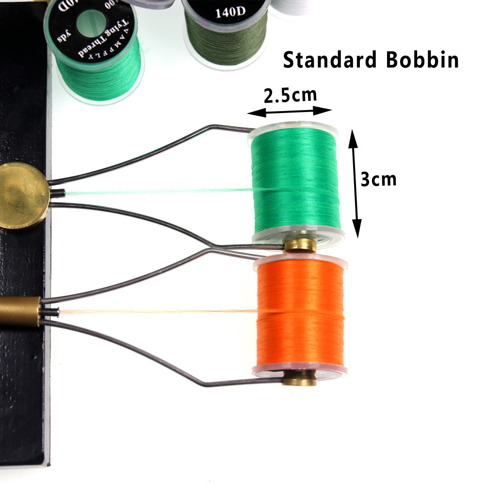 ICERIO 140D Fly Tying Thread Non Waxed Fly Tying Wires Materials Kits Fly Tying Tieing Supplies for Dry Wet Flies with Bobbin Holder