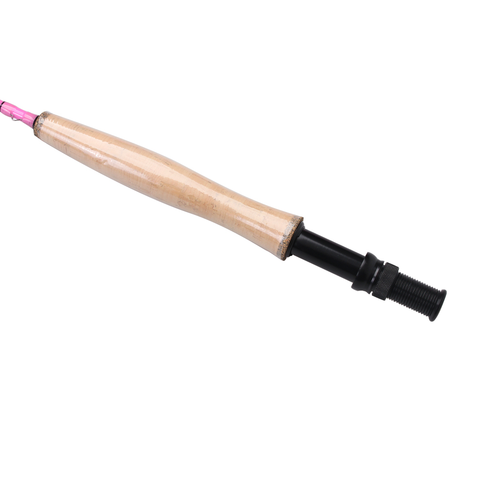 ICERIO X' Traveller 6 Setions 8FT 4WT Carbon Fiber Fly Fishing Rod For Lake Stream TroutFishing Fast Action Lightweight Portable