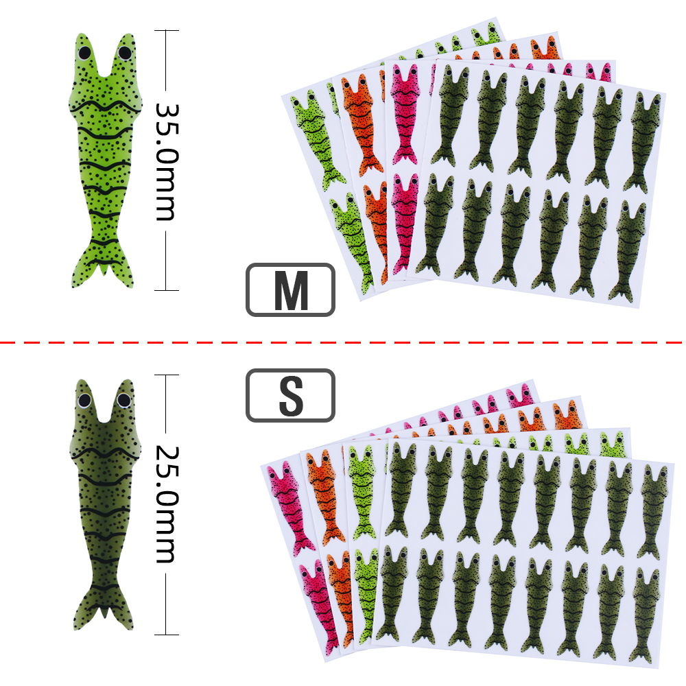 ICERIO 4 Sheets Shrimp Back Thin Skin Film Fly Fishing Body Wrapping Material for Prawn Scud Nymph Flies S M L XL
