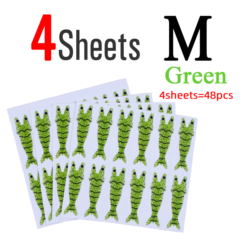 ICERIO 4 Sheets Shrimp Back Thin Skin Film Fly Fishing Body Wrapping Material for Prawn Scud Nymph Flies S M L XL