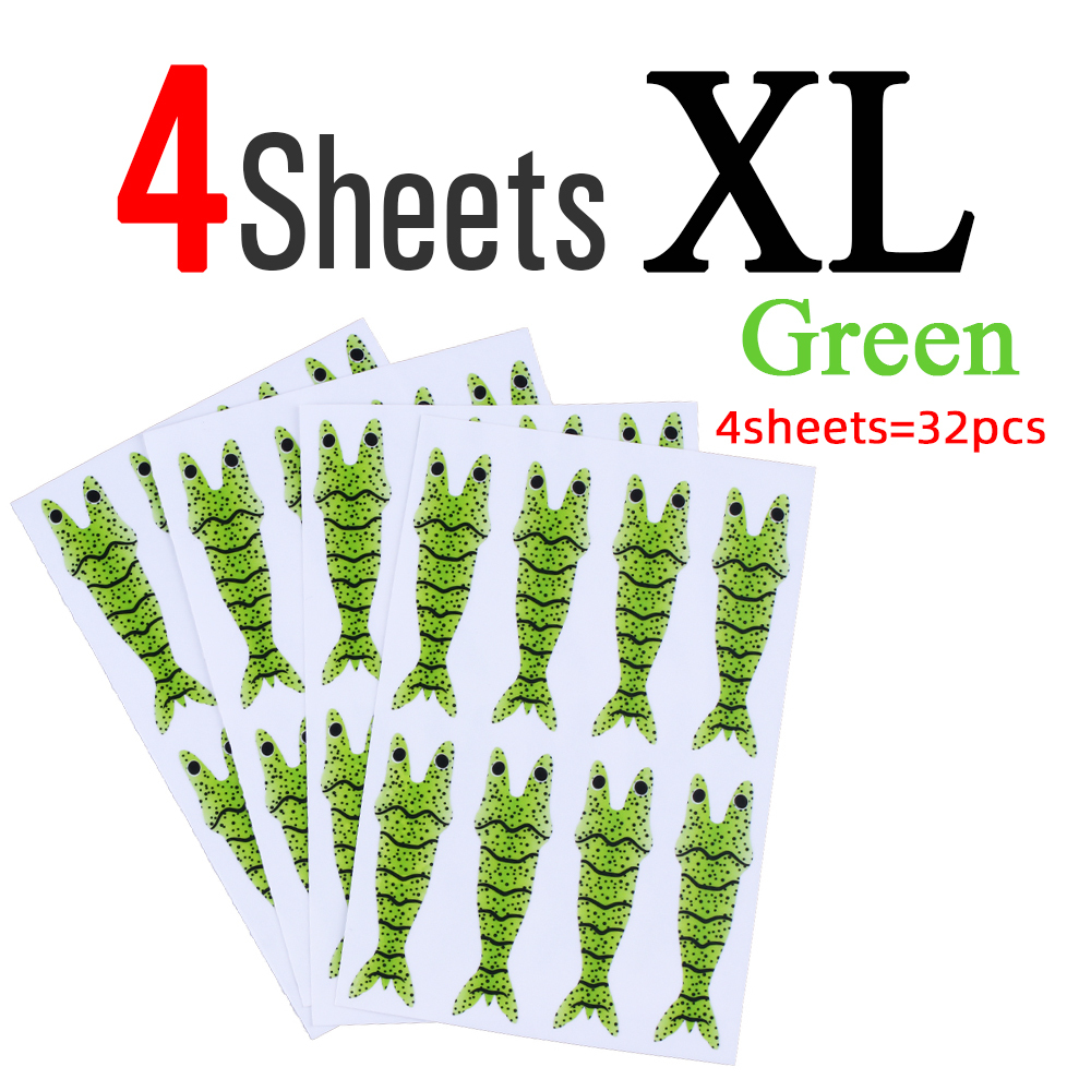 ICERIO 4 Sheets Shrimp Back Thin Skin Film Fly Fishing Body Wrapping Material for Prawn Scud Nymph Flies S M L XL