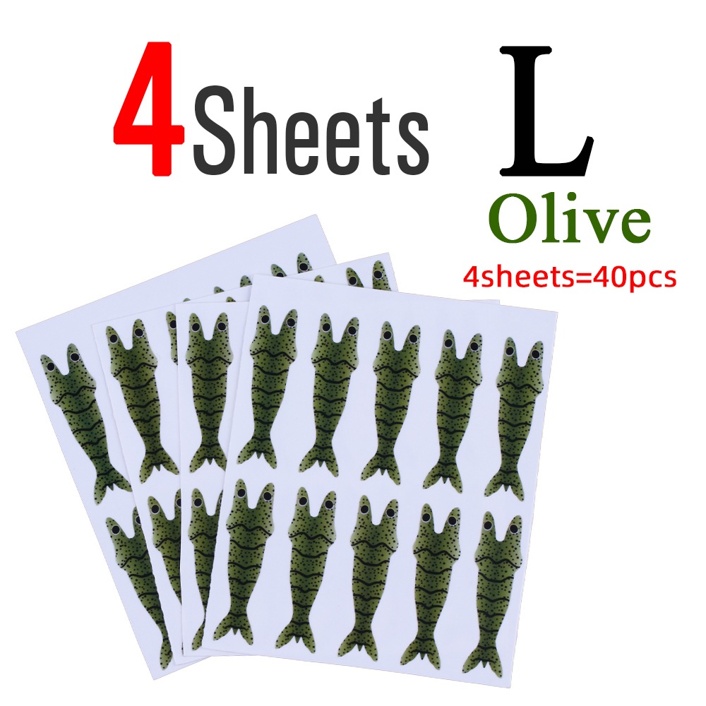 ICERIO 4 Sheets Shrimp Back Thin Skin Film Fly Fishing Body Wrapping Material for Prawn Scud Nymph Flies S M L XL