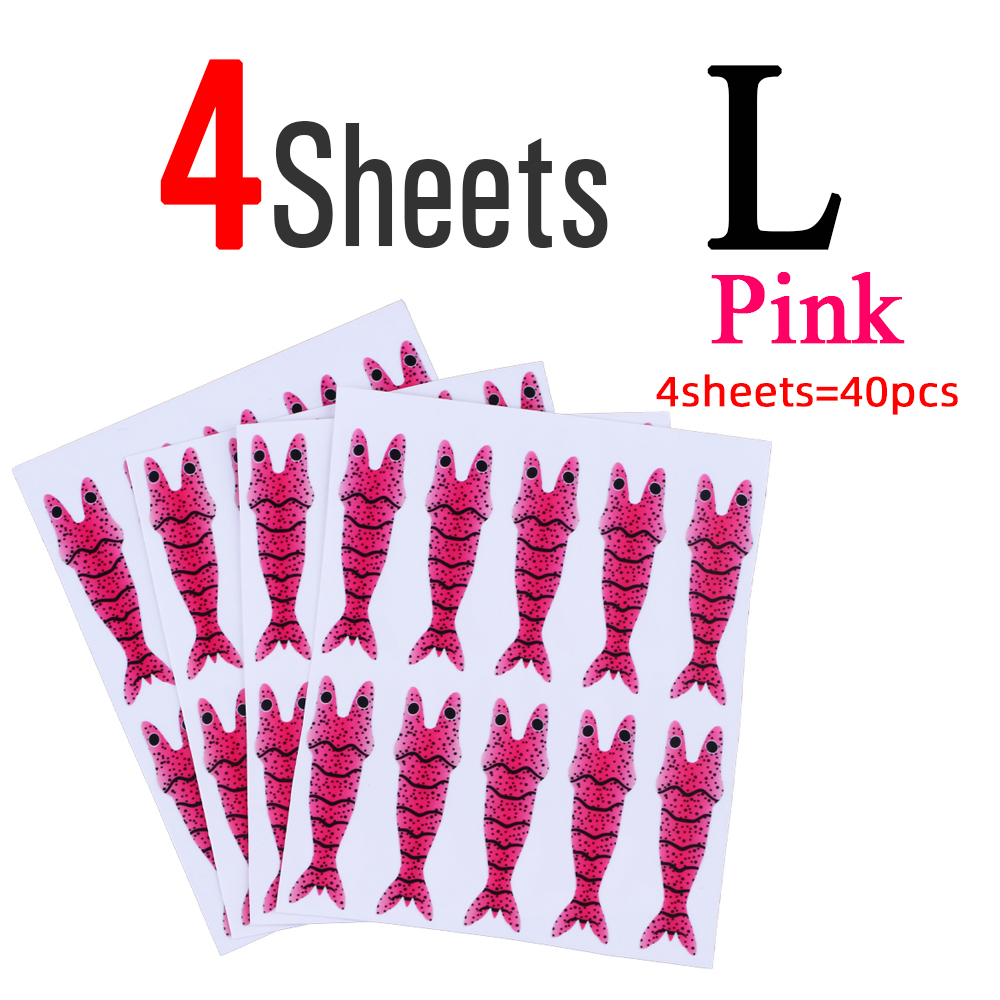 ICERIO 4 Sheets Shrimp Back Thin Skin Film Fly Fishing Body Wrapping Material for Prawn Scud Nymph Flies S M L XL