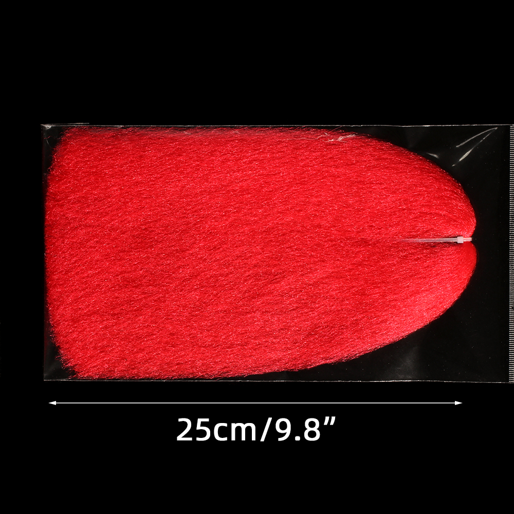 ICERIO 1Pack Soft EP Silky Fiber Light Fluffy Minnow Baitfish Streamer Fly Tying Materials Fly Bait Long Hair Fiber